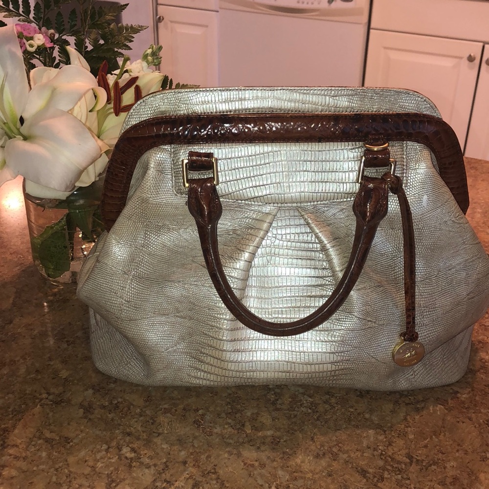 Brahmin medium sized satchel